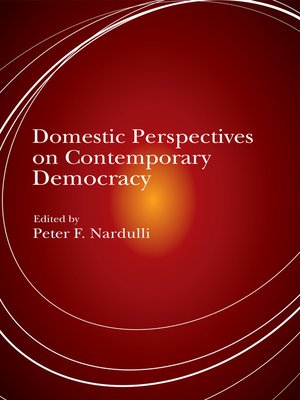 cover image of Domestic Perspectives on Contemporary Democracy